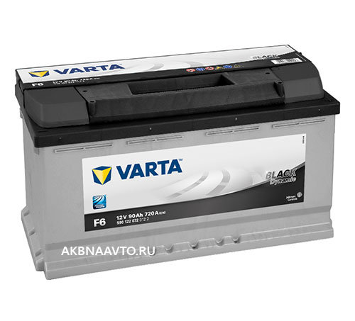 Аккумулятор автомобильный VARTA Black D 90 о.п.   F6