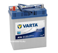 Аккумулятор автомобильный VARTA Blue Dynamic 40 п.п. 540127033 яп.кл  A15