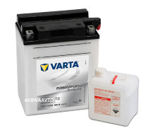 Аккумулятор для мотоцикла VARTA Funstart Freshpack Варта YB14L-B2