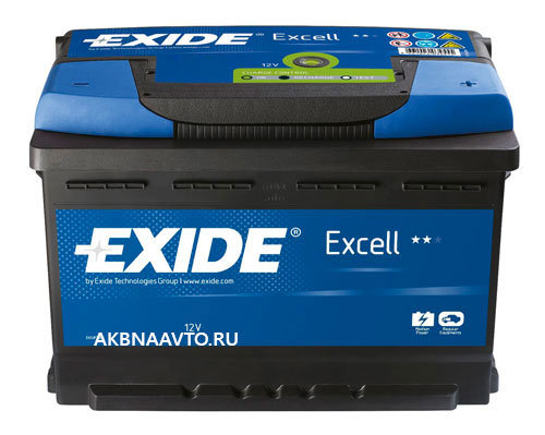 Аккумулятор автомобильный EXIDE EXCELL EB501 6СТ-50А/ч