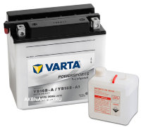 Аккумулятор для мотоцикла VARTA Funstart Freshpack Варта YB16B-A YB16B-A1