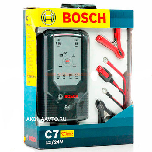Зарядное устройство для автомобиля Bosch C7 (12/24В)