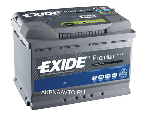 Аккумулятор автомобильный EXIDE PREMIUM EA641 6СТ-64А/ч