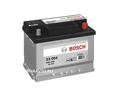 Аккумулятор автомобильный BOSCH Silver S3 56 А/ч о.п  0092S30050