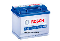 Аккумулятор автомобильный BOSCH Silver S4 60 А/ч о.п.  Низк.  0092S40040