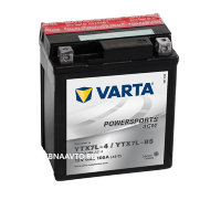 Аккумулятор для мотоцикла VARTA Funstart AGM Варта YTX7L-4 YTX7L-BS