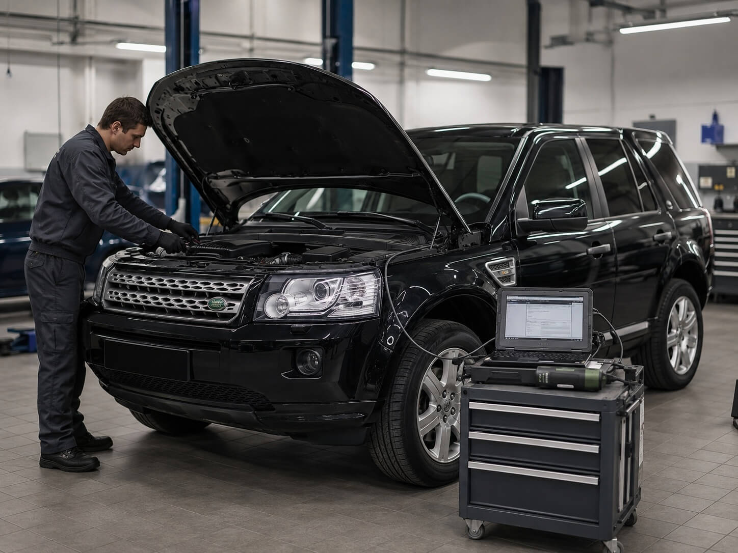 Диагностика Land Rover Discovery 3