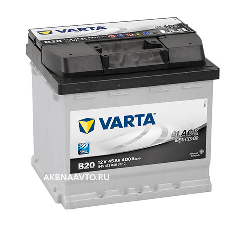 Аккумулятор автомобильный VARTA Black D 45 п.п.  B20