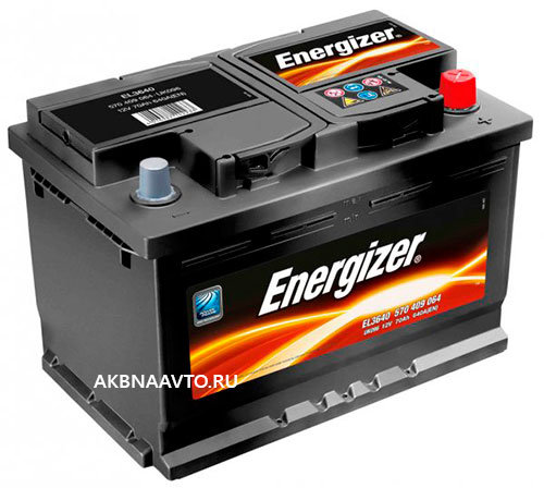 Аккумулятор автомобильный ENERGIZER 56 о.п. EL 2480