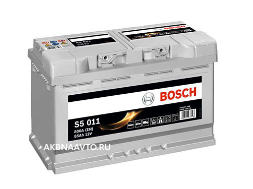 Аккумулятор автомобильный BOSCH Silver S5 77 А/ч  обратная