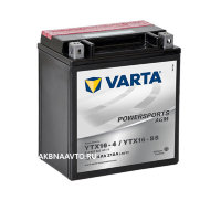 Аккумулятор для мотоцикла VARTA Funstart AGM Варта YTX16-4 YTX16-BS